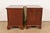 Baker Furniture Georgian Carved Mahogany Nightstands, Newly Refinished For Sale - Image 9 of 11