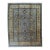 9x9 Square Azure Elegance Blue Floral Modern Handmade Mohair Oushak Carpet Rug For Sale