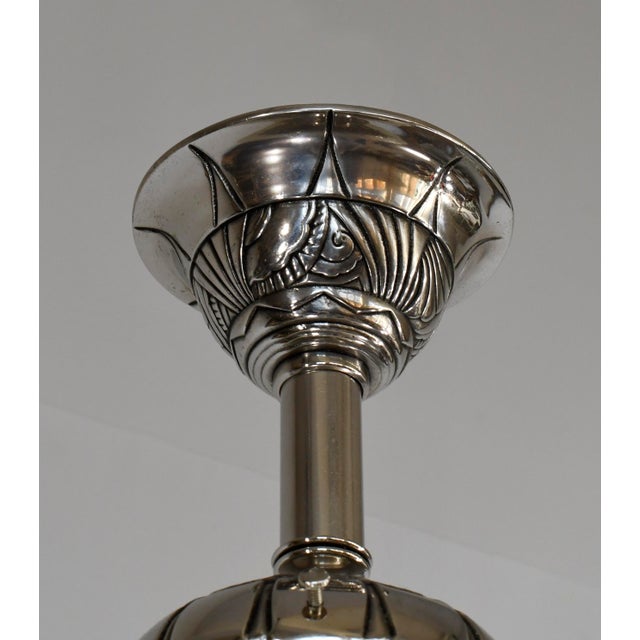 1930s French Art Deco Semi Flush Mount by Ranc Freres 1930 France - 5 Available For Sale - Image 5 of 13