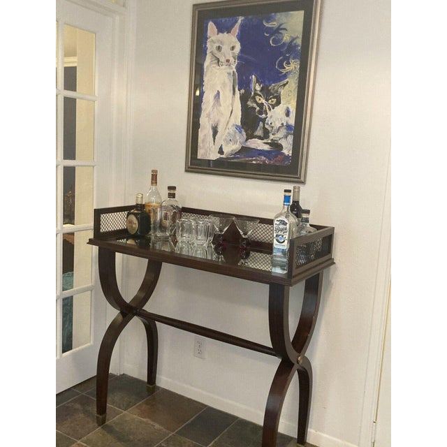 CTHSherrill Standing Bar Serving Table Chairish