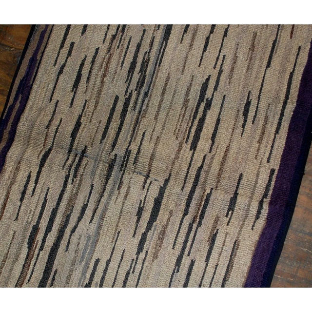 1900 - 1909 1900s Handmade Antique American Hooked Rug For Sale - Image 5 of 6