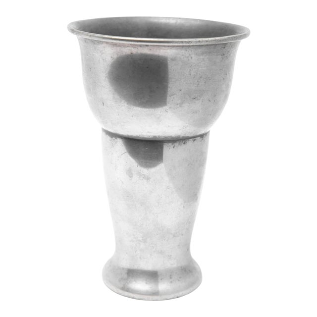 Antique Mogens Brass & Pewter Ballin Vase For Sale