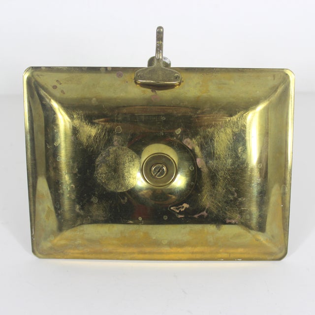 Metal Antique Brass Push Up Chamber Stick Candleholder Adjustable With Patina For Sale - Image 7 of 8