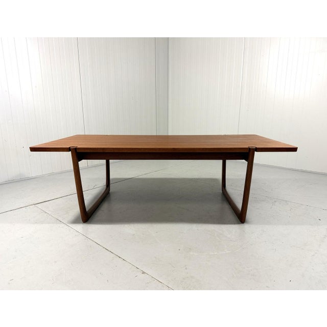 Teak Model 596 Coffee Table by Peter Hvidt & Orla Mølgaard-Nielsen for France & Søn / France & Daverkosen, Denmark, 1960s For Sale - Image 4 of 18