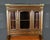 Wood Small Cylinder Desk with Showcase For Sale - Image 7 of 18