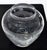American Lenox Crystal Chrysanthemum Hand Blown Vase 24% Lead Crystal Piece American Garden Series For Sale - Image 3 of 13