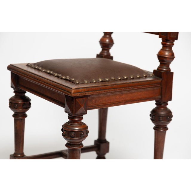 Wilhelminian-Era Chair with Elaborate Carvings and Applications, 1890 For Sale - Image 14 of 18