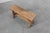Wood French Rustic Oak Trestle Bench, 1890s For Sale - Image 7 of 13