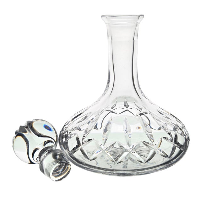 Late 20th Century Atlantis Miguel Lead Crystal Ship's Whiskey Decanter With Stopper For Sale In San Francisco - Image 6 of 12