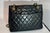Chanel Quilted Black Caviar Skin Shoulder Bag / Tote, Golden Chain & Hardware For Sale - Image 18 of 18