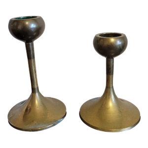 Vintage Pair of Candle Holders