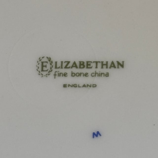Vintage English Bone China Decorative Dessert Plate For Sale - Image 11 of 12