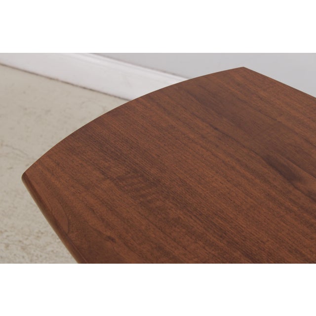 Wood Mid Century Design Modern Walnut Console Table For Sale - Image 7 of 12