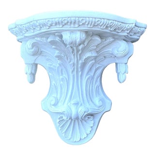 Vintage Plaster Clamshell Bracket For Sale