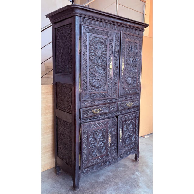 19th Century Cupboard or Cabinet, Walnut, Castillian Influence, Spain, Restored For Sale - Image 16 of 18