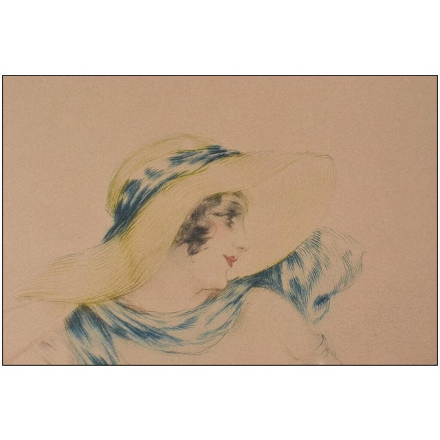 Louis Icart 1920s Hydrangeas, Louis Icart For Sale - Image 4 of 9