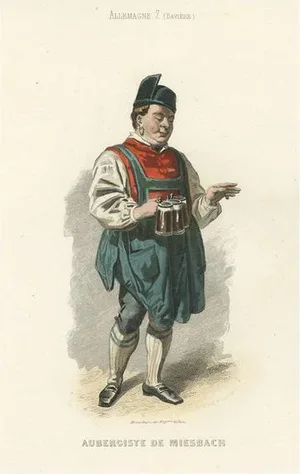 Innkeeper from Miesbach, 1850, Paper