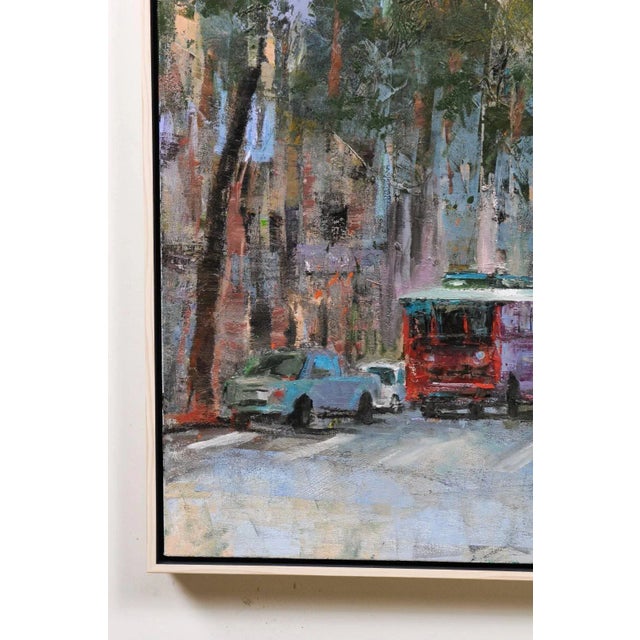 Paint "Charleston Desire II" Contemporary American City Scene Painting, Framed For Sale - Image 7 of 11