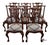 Vintage Wellington Hall Chippendale Style Mahogany Dining Chairs - Set of 8 For Sale - Image 9 of 10