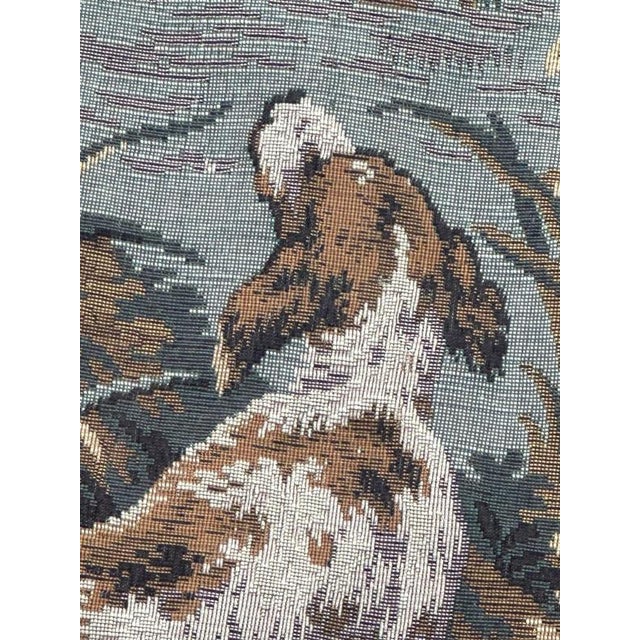 Vintage French Jacquard Tapestry with Autumn-Winter Motif in the style of Aubusson, 1970s For Sale - Image 12 of 18