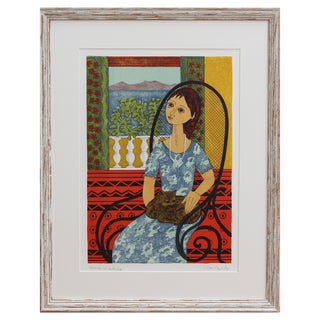 Vicenç Caraltó, Melancholic Muses III, 1960s, Lithograph For Sale