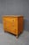 Tiger maple chest by Councill with three drawers. Classic form with banded inlay detail and lion’s head ring pulls. Turned...