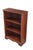 Victorian Mid 20th Century Victorian Revival Petite Mahogany Three Shelf Library Bookcase For Sale - Image 3 of 10