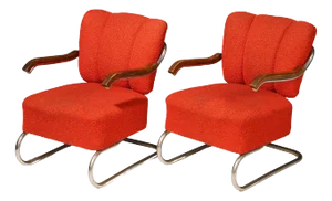 Set of Bauhaus Cantilever Armchairs from Thonet, 1940s
