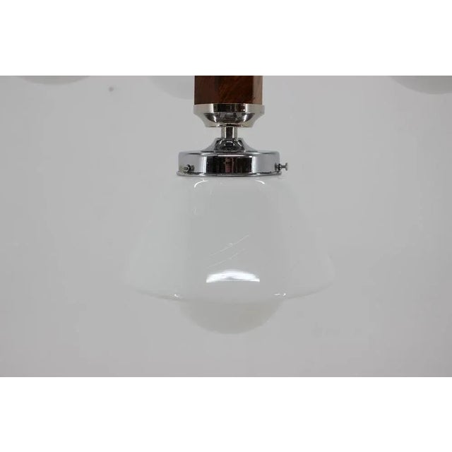 Art Deco Chandelier, Czecholsovakia, 1930s For Sale - Image 3 of 12