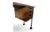 2000 - 2009 Vintage Modern Desk in Wood and Chromed Metal, 1970s For Sale - Image 5 of 9