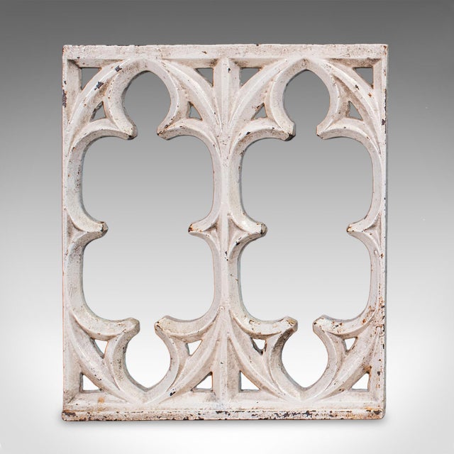 Late 19th Century Set of 6 Secret Garden Wall Panels, English, Gothic Tracery Grille, Victorian For Sale - Image 5 of 12