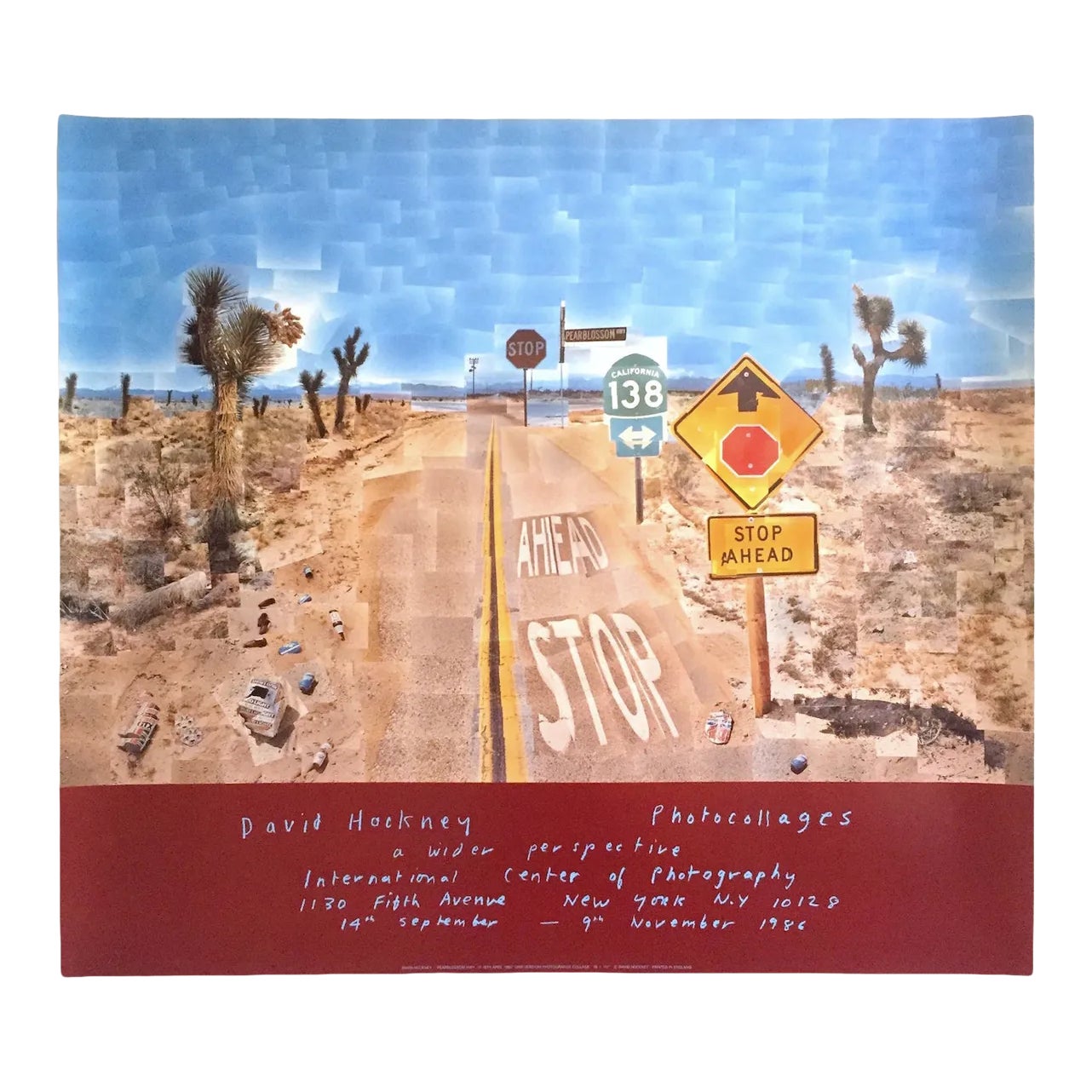 David Hockney Vintage 1986 