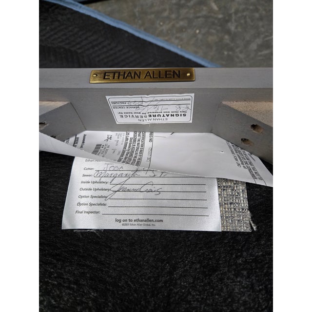 Ethan Allan Dining Room Table With 4 Chairs For Sale - Image 13 of 14