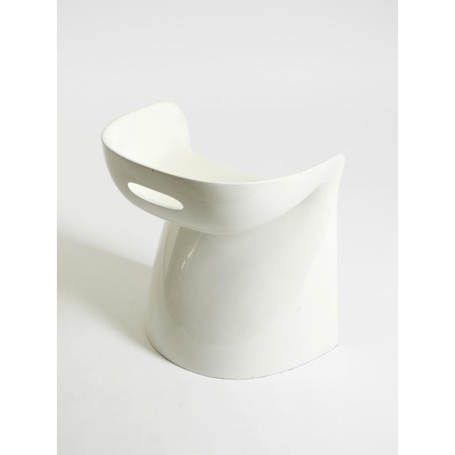 Vintage White Stool by Winfried Staeb, 1970s For Sale - Image 9 of 18