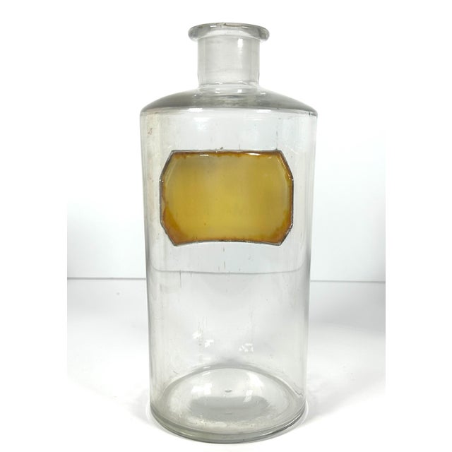 Antique Apothecary Bottle Collection: LUG Label Glass Stopper Bottles For Sale - Image 10 of 10