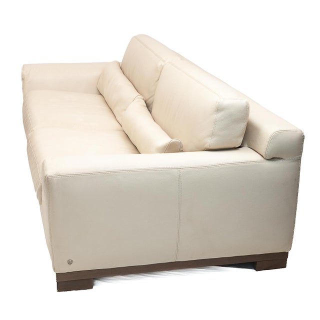 Wood Vintage Sofa from Natuzzi, 2000s For Sale - Image 7 of 14