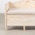 19th Century Swedish Antique White Painted Pine Gustavian Bench With Griffins For Sale - Image 12 of 17