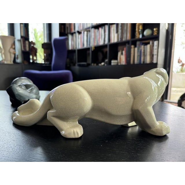 Crouching Panther by Charles Lemanceau For Sale - Image 4 of 8