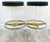 This product is a pair of vintage Hollywood Regency Lucite and Chrome Swivel Stools by Hill Manufacturing. These round,...