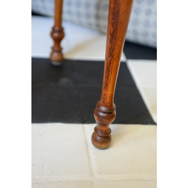 Wood Antique American Sheraton Maple One Drawer Stand C. Mid 19th Century For Sale - Image 7 of 13