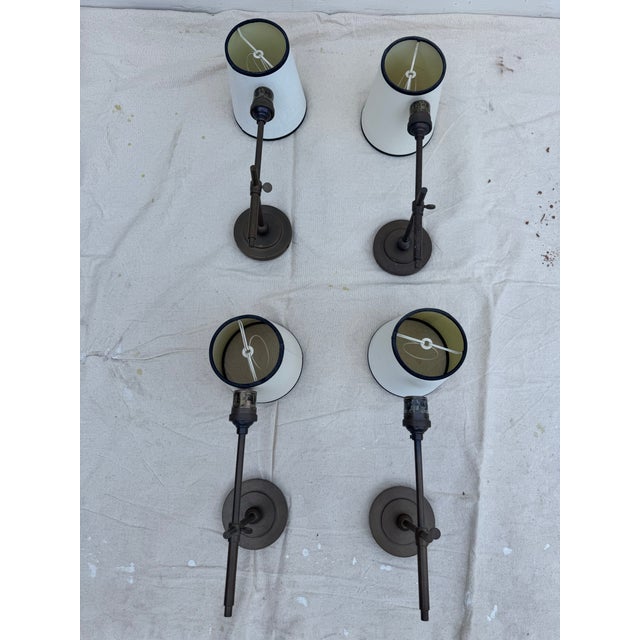 4 Visual Comfort Bryant Sconces designed by Thomas O’Brien. Great condition, no visible signs of wear. Sold separately or...
