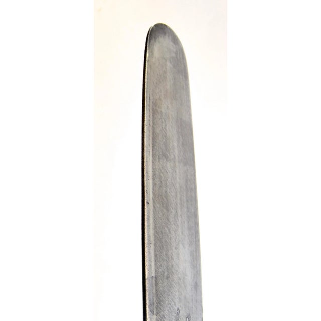 Polished Vintage Airplane Propeller on Custom Base - Art, Sculpture For Sale In Atlanta - Image 6 of 7
