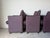 1980s Postmodern Vladimir Kagan Style Upholstered Dining Armchairs With Casters – Set of 4 For Sale - Image 9 of 17
