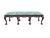 This 20th‑century Chippendale‑style mahogany bench features a lift‑top seat and a classic six‑leg design with traditional...