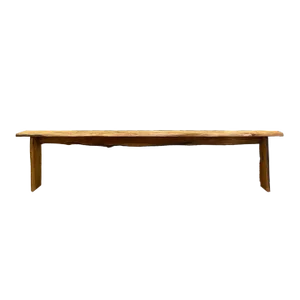 Late 20th Century Modernist Pine Chalet Bench