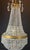 Vintage Chandelier- Extraordinary French Montgolfière Empire-Brass & Crystal Basket Chandelier For Sale In Chicago - Image 6 of 15