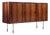 Rosewood Sideboard with Metal Legs, Denmark, 1960 For Sale