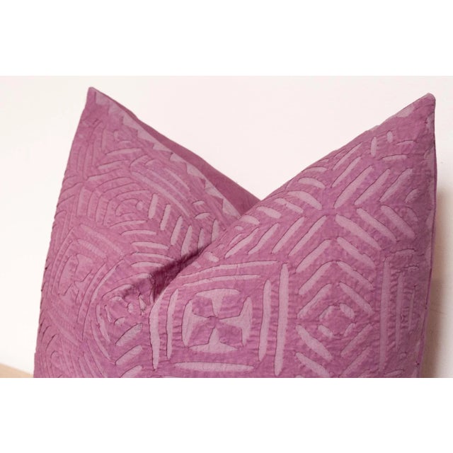 Orchid Handmade Pillow Cover For Sale - Image 4 of 7