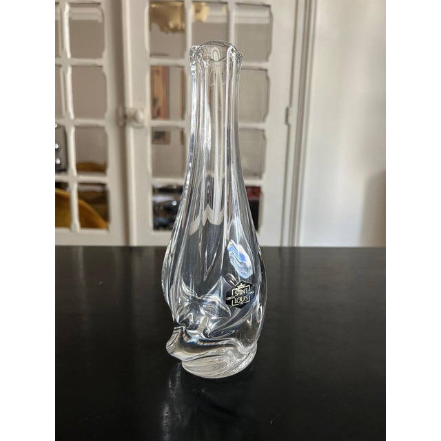 Glass Crystal Vase from Saint Louis For Sale - Image 7 of 11