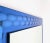 Blue Squared Wall Mirror by Lupi Cristal Luxor, Italy, 1960s For Sale - Image 8 of 11